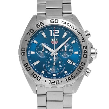 タグ ホイヤー フォーミュラ1 クォーツ クロノグラフ CAZ101K.BA0842 ブルー メンズ 時計 【中古】【wristwatch】