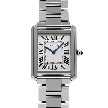 カルティエ タンク ソロ SM W5200013 シルバー レディース 時計 【中古】【wristwatch】