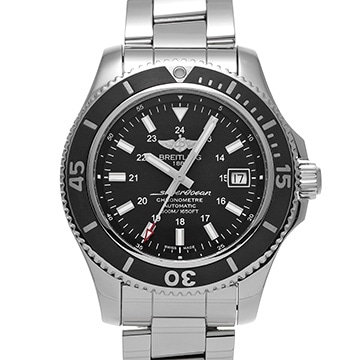 ブライトリング スーパーオーシャン II 42 A17365C9/BF71 ブラック メンズ 時計 【中古】【wristwatch】