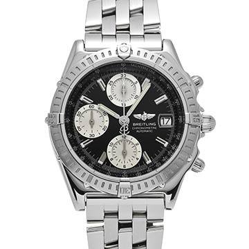ブライトリング クロノマット A147B28PA ブラック/シルバー メンズ 時計 【中古】【wristwatch】