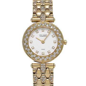 ヴァン クリーフ&アーペル スポーツII 13607B2HL1 ホワイト/ダイヤモンド レディース 時計 【中古】【wristwatch】