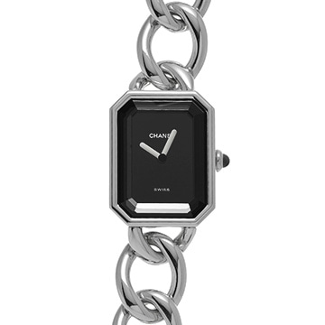 シャネル プルミエール M H0452 ブラック レディース 時計 【中古】【wristwatch】