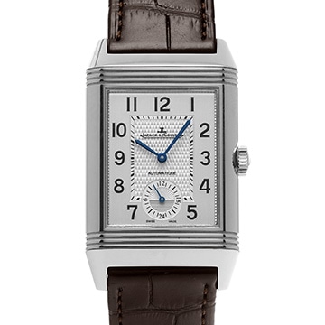 ジャガー ルクルト レベルソ クラシック ラージ デュオ Q3838420 シルバー/ブラック メンズ 時計 【中古】【wristwatch】