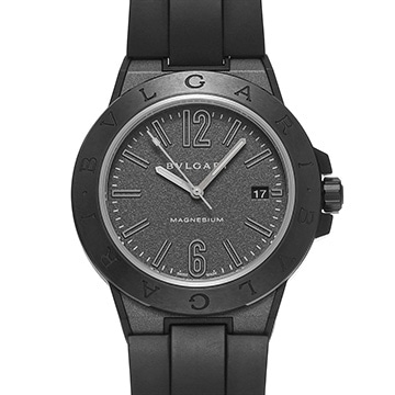 ブルガリ ディアゴノ マグネシウム DG41C14SMCVD グレー メンズ 時計 【中古】【wristwatch】