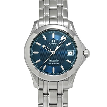 オメガ シーマスター 120 2501.81 ブルー メンズ 時計 【中古】【wristwatch】