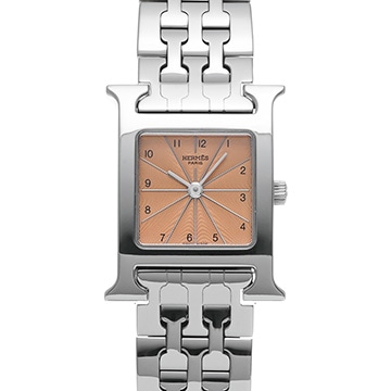 エルメス Hウォッチ HH1.210 サーモンピンク レディース 時計 【中古】【wristwatch】