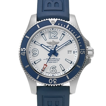 ブライトリング スーパーオーシャン オートマチック42 A17366D81A1S2 ホワイト メンズ 時計 【中古】【wristwatch】
