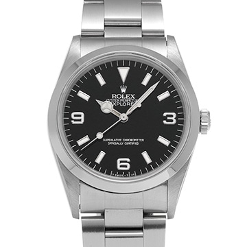 ロレックス エクスプローラー 14270 ブラック メンズ 時計 【中古】【wristwatch】
