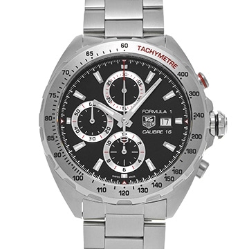 タグ ホイヤー フォーミュラ1 キャリバー16 クロノグラフ CAZ2010.BA0876 ブラック メンズ 時計 【中古】【wristwatch】
