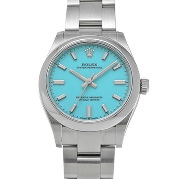 ロレックス オイスターパーペチュアル 31 277200 ターコイズブルー ユニセックス 時計 【中古】【wristwatch】