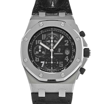 オーデマ ピゲ ロイヤルオーク オフショア クロノグラフ GINZA 26180ST.OO.D101CR.01 ブラック/ダイヤモンド メンズ 時計 【中古】【wristwatch】