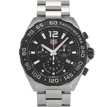 タグ ホイヤー フォーミュラ1 クォーツ クロノグラフ CAZ1010.BA0842 ブラック メンズ 時計 【中古】【wristwatch】