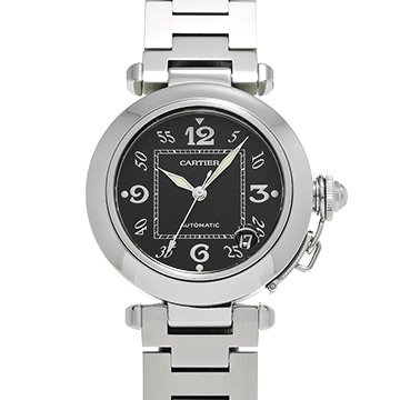 カルティエ パシャC W31043M7 ブラック ユニセックス 時計 【中古】【wristwatch】