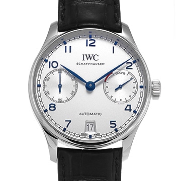 IWC ポルトギーゼ オートマティック 7デイズ IW500705 シルバー メンズ 時計 【中古】【wristwatch】