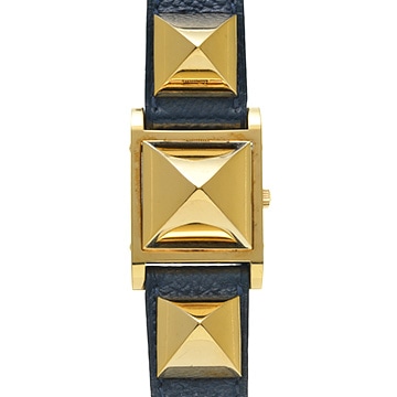 エルメス メドール ME1.201 ホワイト レディース 時計 【中古】【wristwatch】
