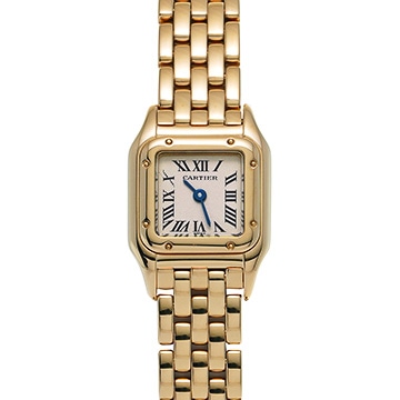 カルティエ パンテール ミニ W25034B9 アイボリー レディース 時計 【中古】【wristwatch】