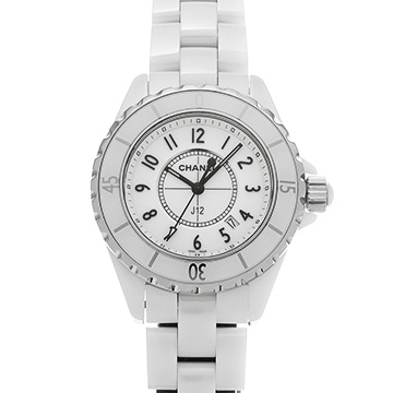 シャネル J12 33MM H0968 ホワイト レディース 時計 【中古】【wristwatch】
