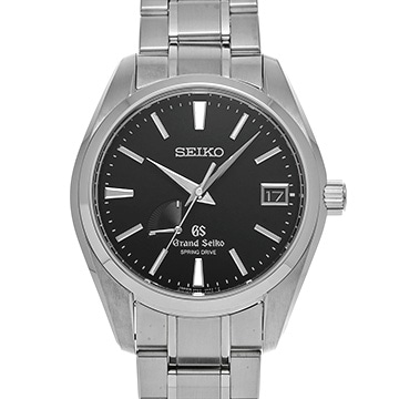 グランドセイコー スプリングドライブ SBGA003 ブラック メンズ 時計 【中古】【wristwatch】