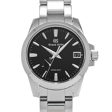 グランドセイコー スプリングドライブ SBGA227 ブラック メンズ 時計 【中古】【wristwatch】