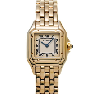カルティエ パンテール SM W25022B9 アイボリー レディース 時計 【中古】【wristwatch】