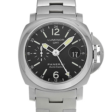 パネライ ルミノール GMT PAM00297 ブラック メンズ 時計 【中古】【wristwatch】