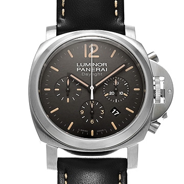 パネライ ルミノール クロノ デイライト PAM00356 ブラック メンズ 時計 【中古】【wristwatch】