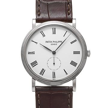 パテック フィリップ カラトラバ 5119G-001 ホワイト メンズ 時計 【中古】【wristwatch】