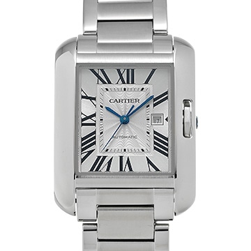 カルティエ タンク アングレーズ LM W5310009 シルバー メンズ 時計 【中古】【wristwatch】