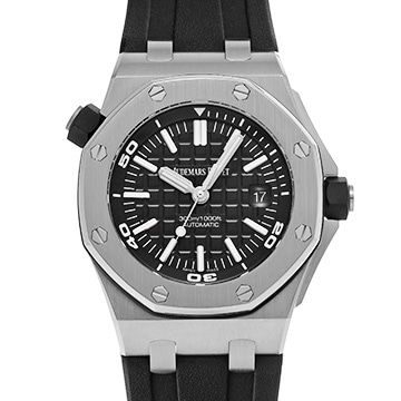 オーデマ ピゲ ロイヤルオーク オフショア ダイバー 15710ST.OO.A002CA.01 ブラック メンズ 時計 【中古】【wristwatch】