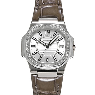 パテック フィリップ ノーチラス 7010G-001 シルバー レディース 時計 【中古】【wristwatch】