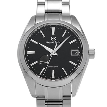 グランドセイコー ヘリテージコレクション スプリングドライブ SBGA203 ブラック メンズ 時計 【中古】【wristwatch】