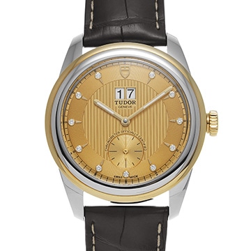 チューダー / チュードル グラマー ダブルデイト 57103 シャンパン/ダイヤモンド メンズ 時計 【中古】【wristwatch】
