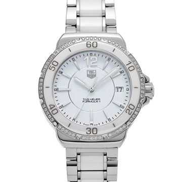 タグ ホイヤー フォーミュラ1 クォーツ WAH1213.BA0861 ホワイト レディース 時計 【中古】【wristwatch】