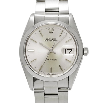 ロレックス オイスター デイト プレシジョン 6694 シルバー メンズ 時計 【中古】【wristwatch】