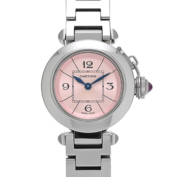 カルティエ ミスパシャ W3140008 ピンク レディース 時計 【中古】【wristwatch】