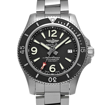 ブライトリング スーパーオーシャン オートマチック 42 A17366021B1A1 ブラック メンズ 時計 【中古】【wristwatch】