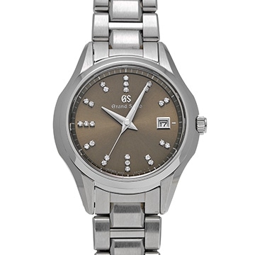 グランドセイコー クォーツ STGF327 ブラウン/ダイヤモンド レディース 時計 【中古】【wristwatch】
