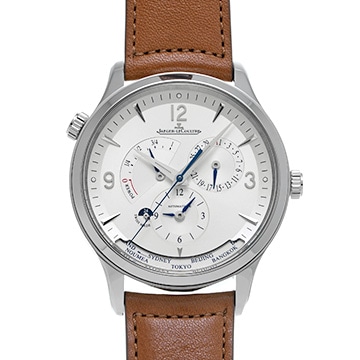 ジャガー ルクルト マスター コントロール ジオグラフィーク Q4128420 シルバーグレー メンズ 時計 【中古】【wristwatch】