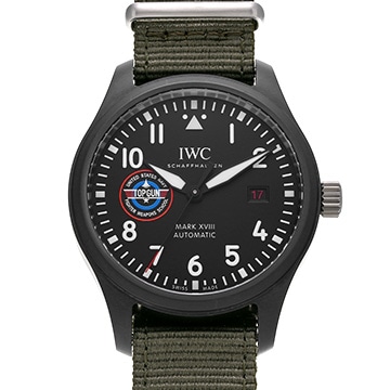 IWC パイロットウォッチ マーク XVIII トップガン SFTI IW324711 ブラック メンズ 時計 【中古】【wristwatch】