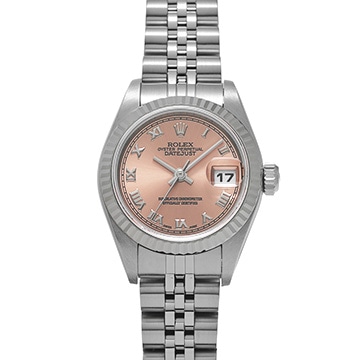 ロレックス デイトジャスト 79174 ピンク レディース 時計 【中古】【wristwatch】