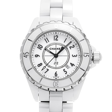 シャネル J12 33MM H0968 ホワイト レディース 時計 【中古】【wristwatch】