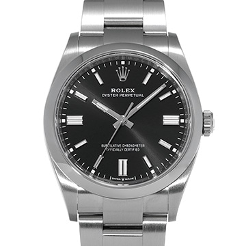 ロレックス オイスターパーペチュアル 36 126000 ブラック メンズ 時計 【中古】【wristwatch】