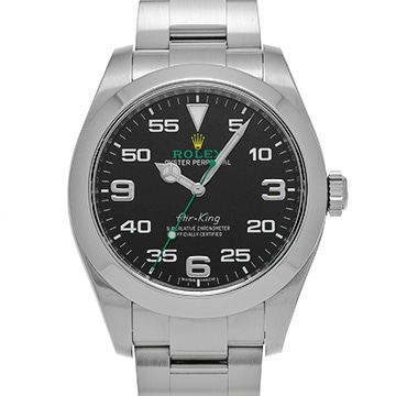 ロレックス エアキング 116900 ブラック メンズ 時計 【中古】【wristwatch】