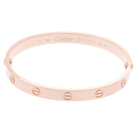 カルティエ ラブブレスレット #17 旧型 ゴールド K18ピンクゴールド PG レディース ジュエリー 【中古】【jewelry】