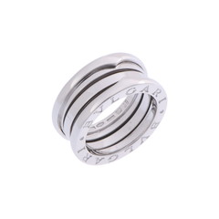 ブルガリ B.ZERO1リング #48 シルバー K18ホワイトゴールド WG レディース ジュエリー 【中古】【jewelry】