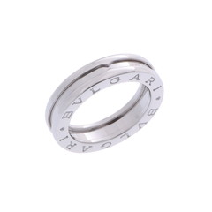 ブルガリ B.ZERO1リング XS #49 シルバー K18ホワイトゴールド WG レディース ジュエリー 【中古】【jewelry】