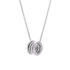 ブルガリ B.ZERO1 ネックレス シルバー K18ホワイトゴールド WG レディース ジュエリー 【中古】【jewelry】
