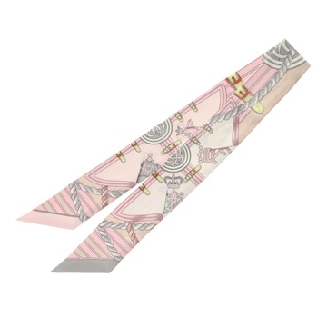 エルメス　シュシュ　ピンク系マルチカラー エルメス シュシュ ピンク系マルチカラー エルメス シュシュ