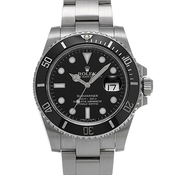 ロレックス サブマリーナ デイト 116610LN ブラック メンズ 時計 【中古】【wristwatch】