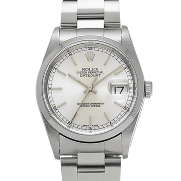 ロレックス デイトジャスト 16200 シルバー メンズ 時計 【中古】【wristwatch】